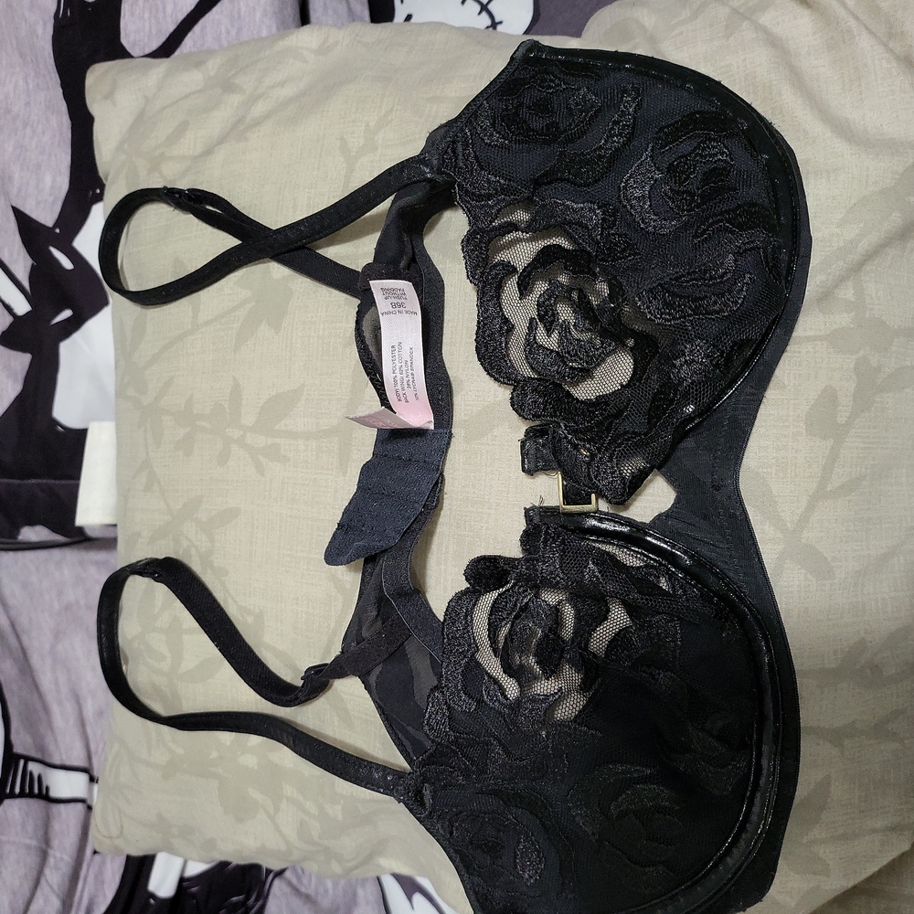 Black sexy bra